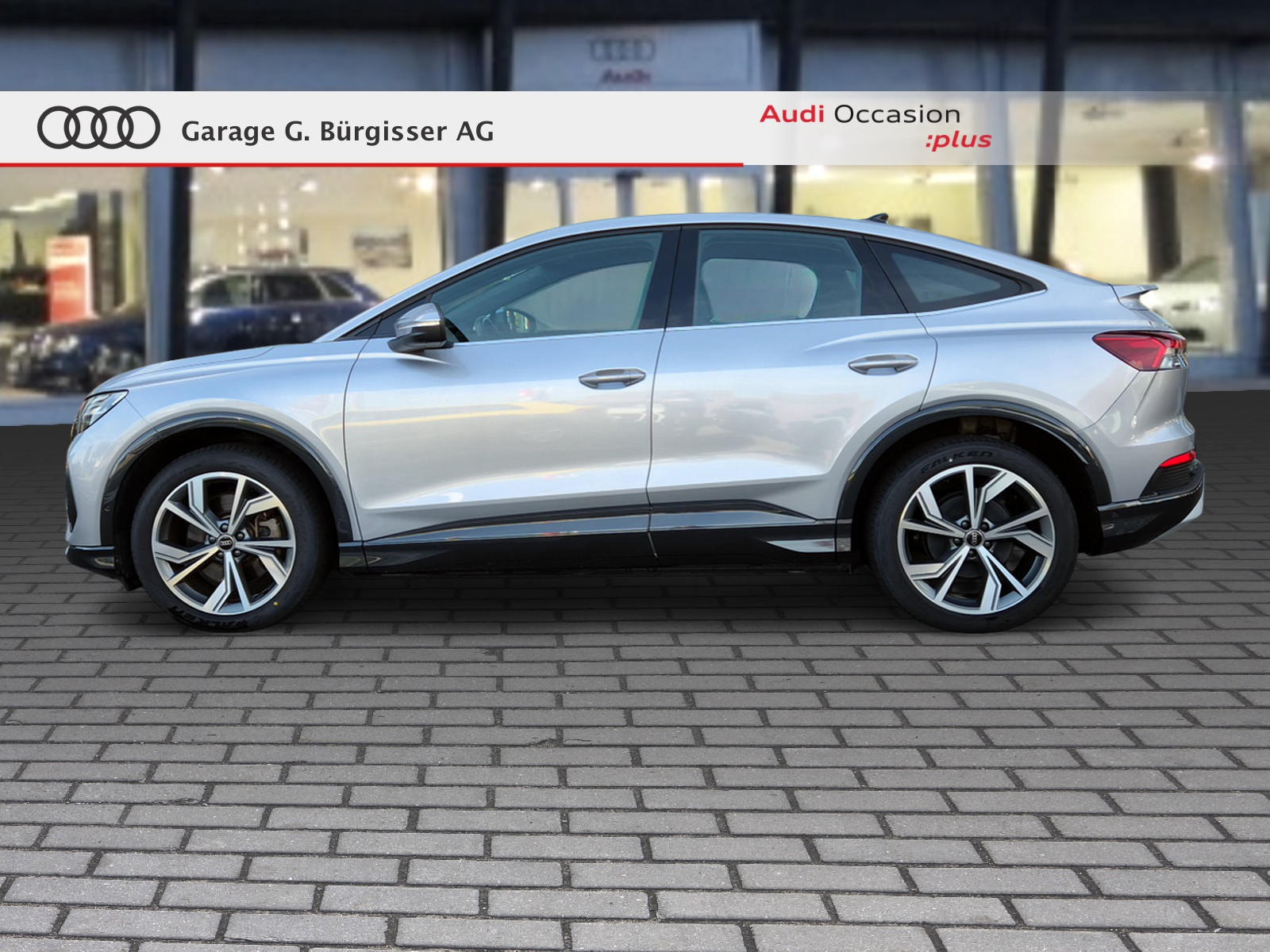 AUDI Q4 Sportback e-tron 45 quattro Florettsilber Metallic-image-2