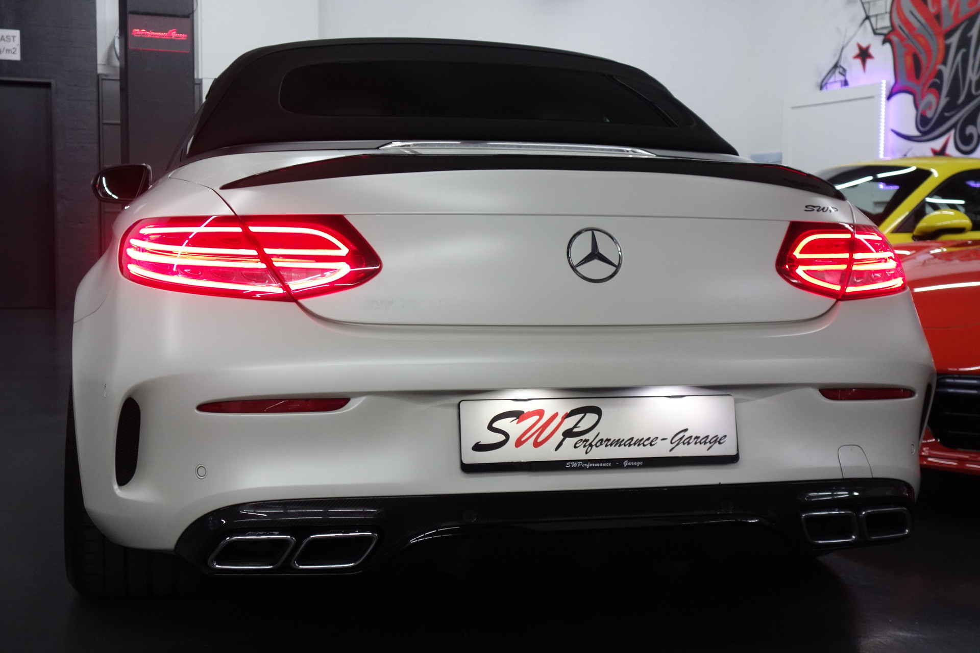 MERCEDES-BENZ C 63 S CABRIO AMG EDITION 1 SPEEDSHIFT 510PS VOSSEN PERL MATT. CH-FZ-image-9