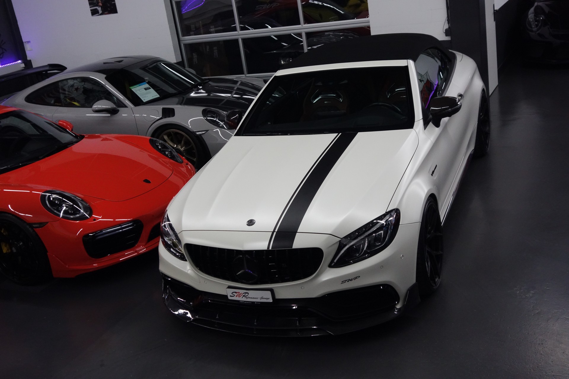 MERCEDES-BENZ C 63 S CABRIO AMG EDITION 1 SPEEDSHIFT 510PS VOSSEN PERL MATT. CH-FZ-image-4