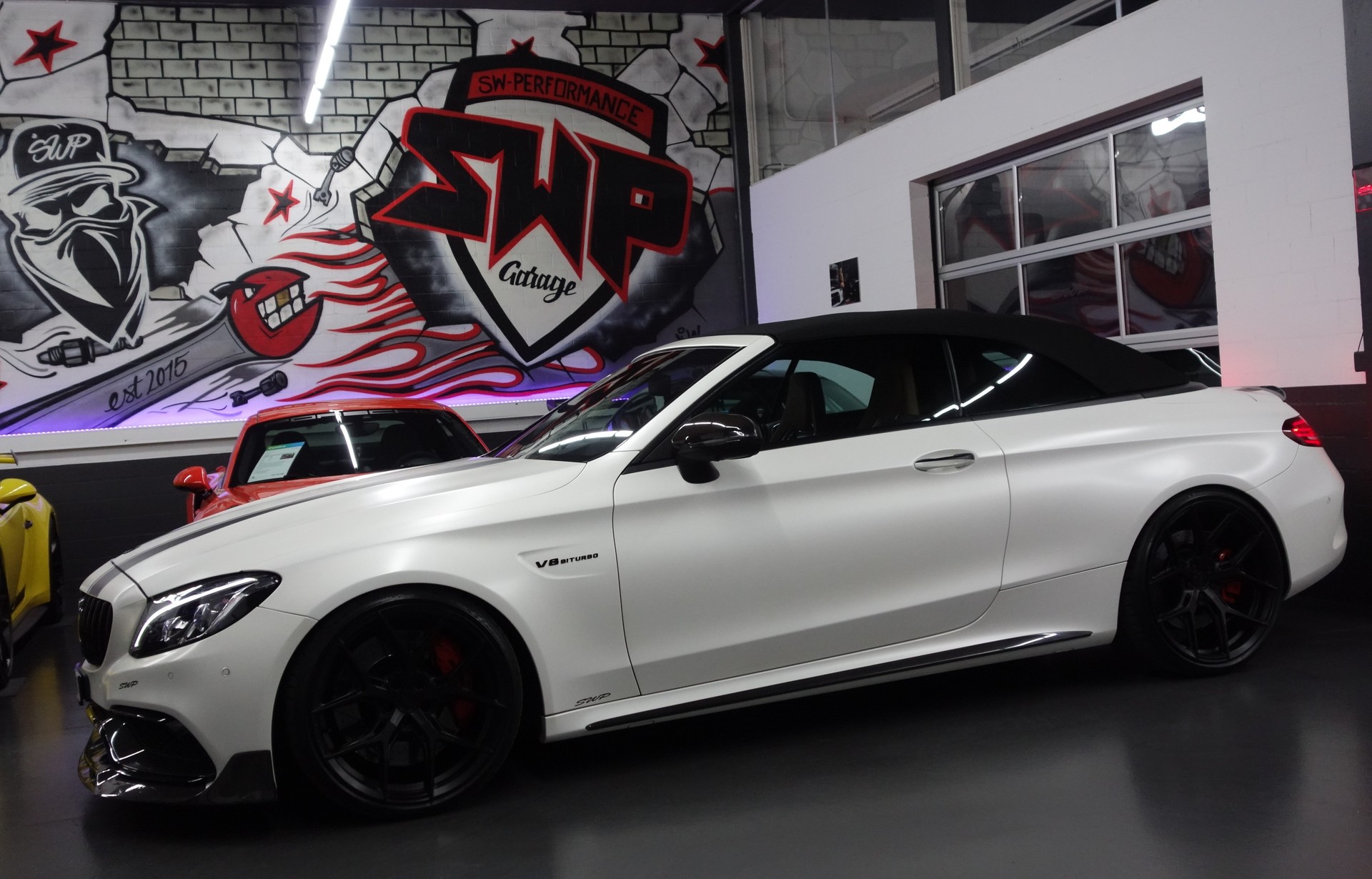 MERCEDES-BENZ C 63 S CABRIO AMG EDITION 1 SPEEDSHIFT 510PS VOSSEN PERL MATT. CH-FZ-image-1