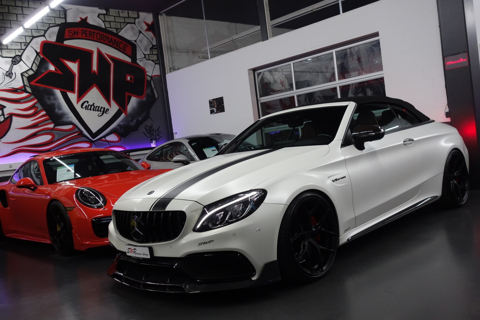 MERCEDES-BENZ C 63 S CABRIO AMG EDITION 1 SPEEDSHIFT 510PS VOSSEN PERL MATT. CH-FZ-image-0