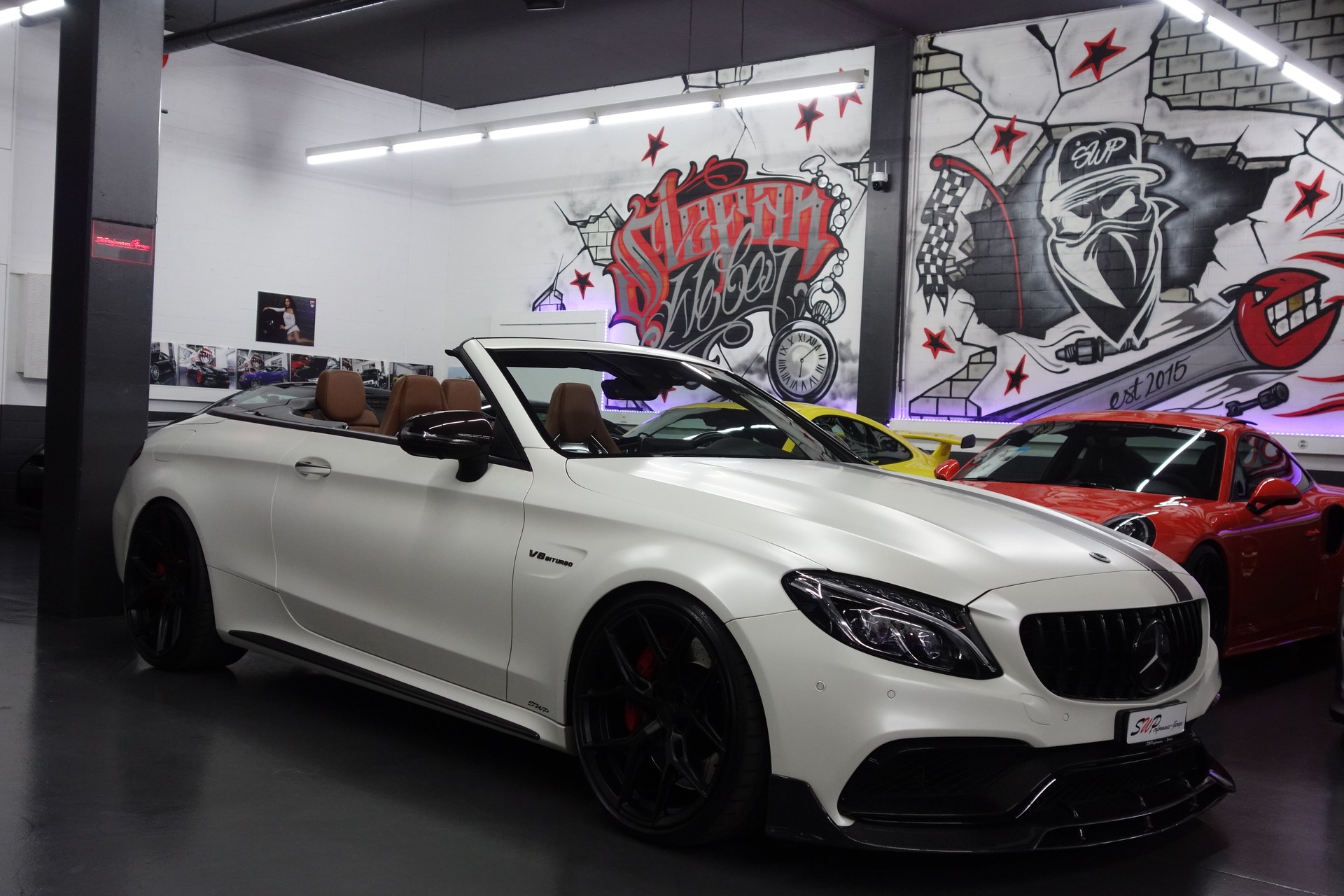 MERCEDES-BENZ C 63 S CABRIO AMG EDITION 1 SPEEDSHIFT 510PS VOSSEN PERL MATT. CH-FZ-image-10