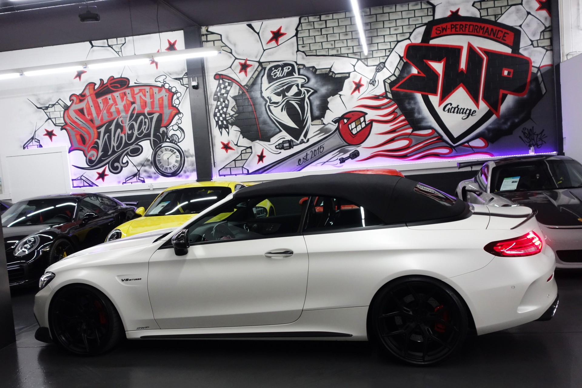 MERCEDES-BENZ C 63 S CABRIO AMG EDITION 1 SPEEDSHIFT 510PS VOSSEN PERL MATT. CH-FZ-image-7