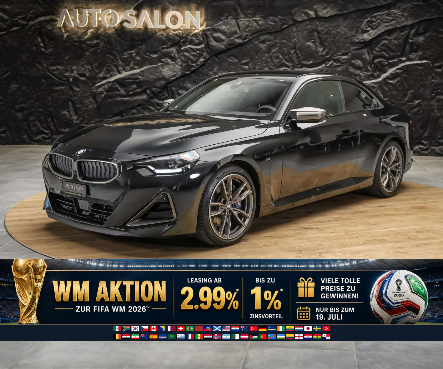 BMW M240i xDrive M Sport Steptronic *Facelift*360°Kamera*Harman/Kardon*-image-0
