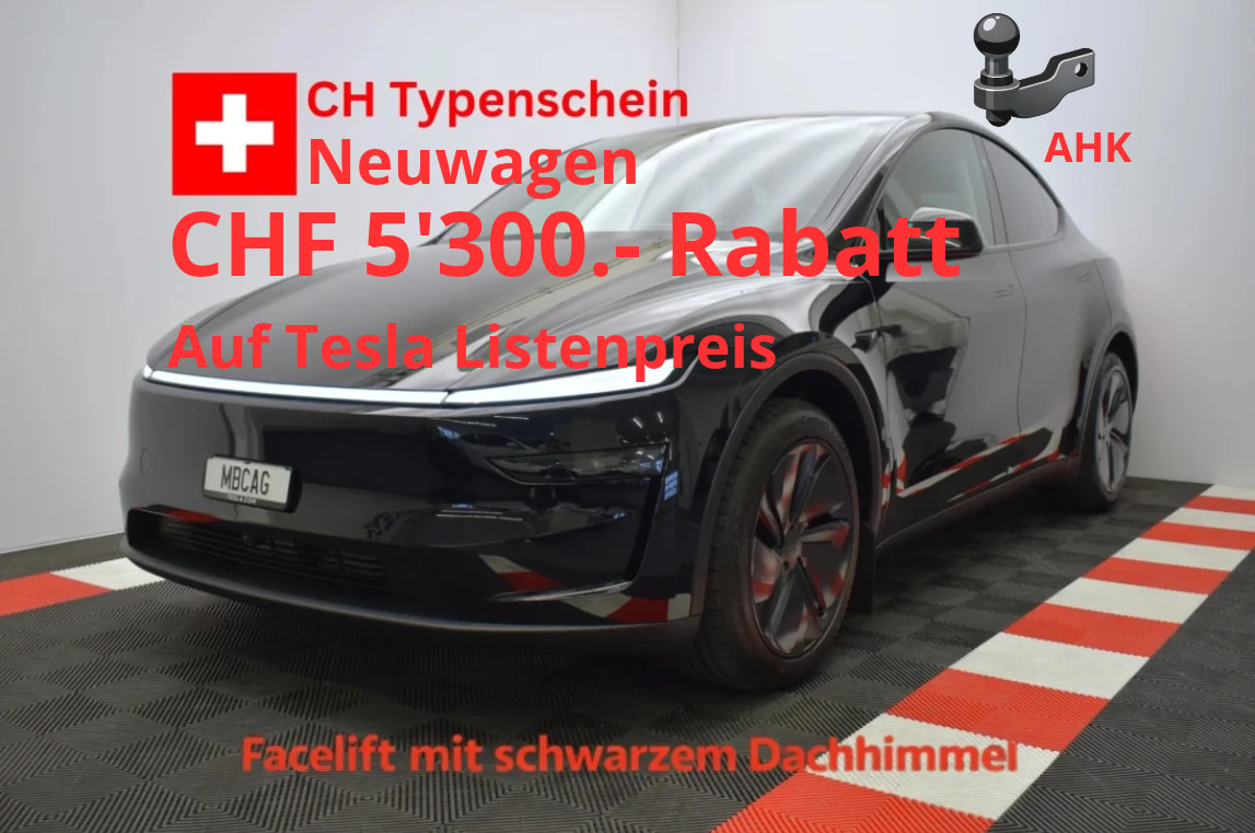 TESLA Model Y Long Range Premium AWD, Neuwagen, CH Typenschein, "Diamond black"-image-0