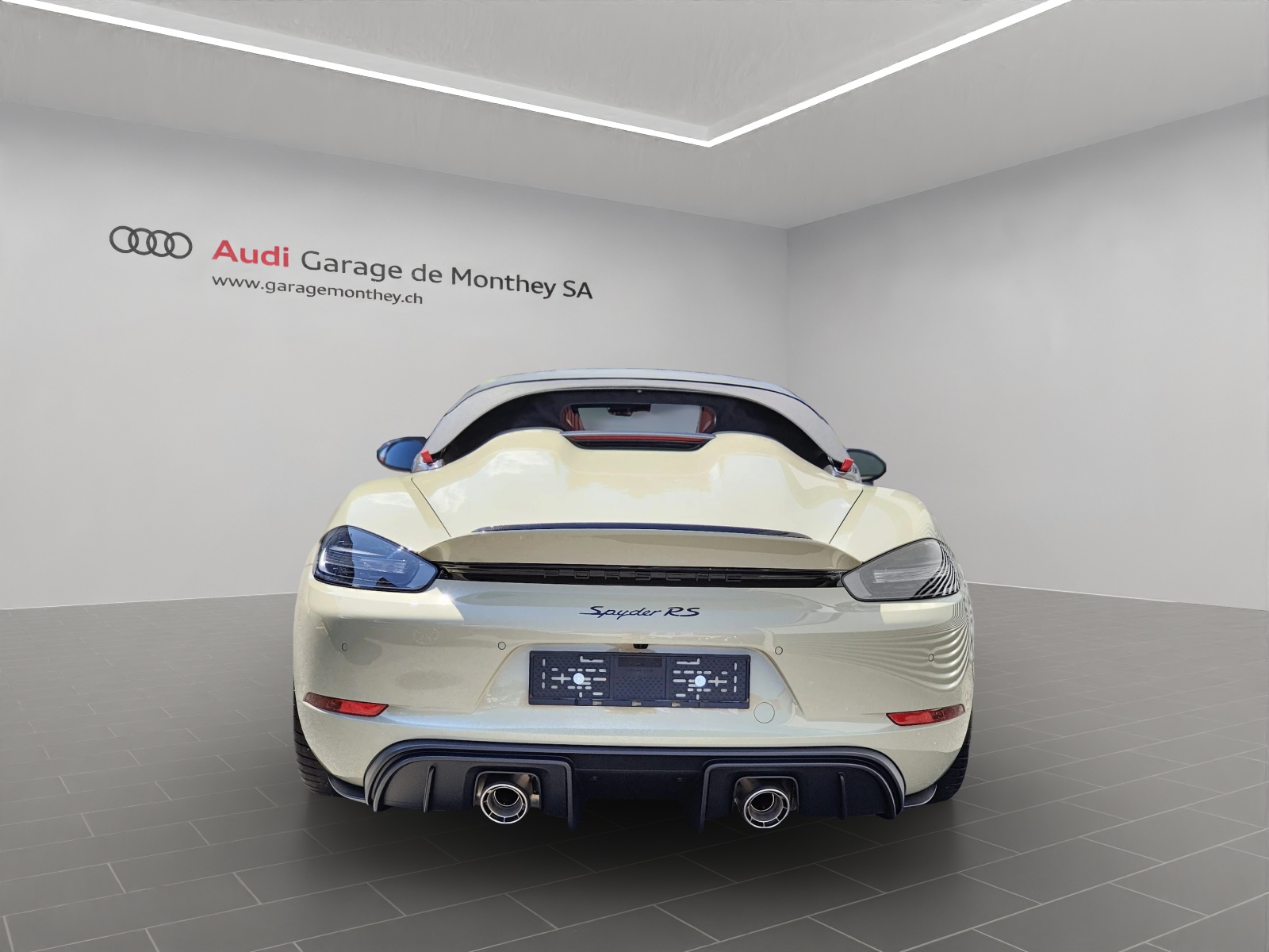PORSCHE 718 Spyder RS PDK Weissach / Couleur PTS-image-4