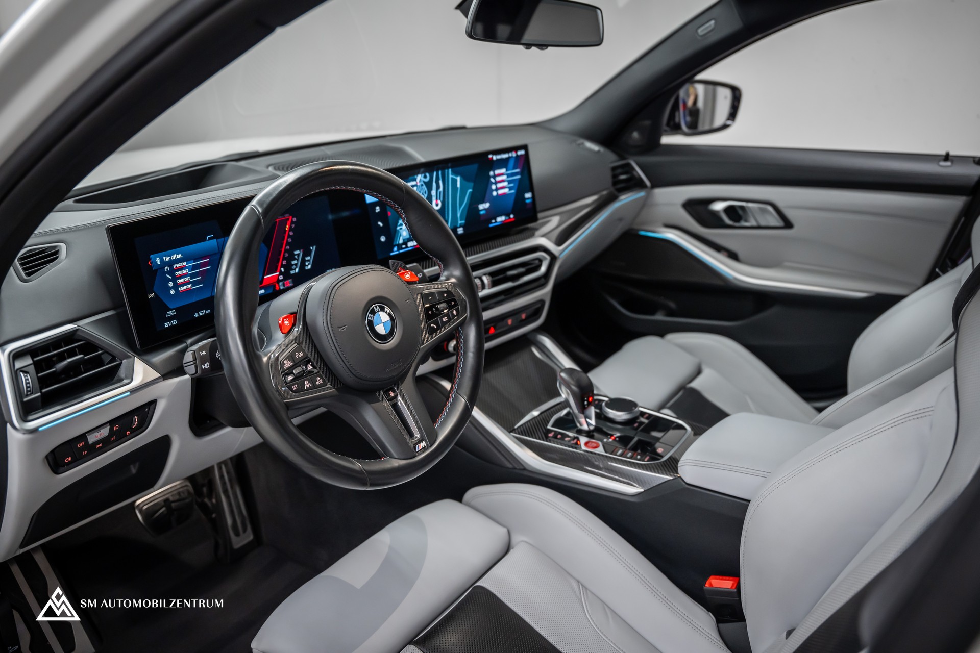 BMW M3 Competition xDrive Touring / Frozen White / Head-Up / 360° / Laserlight-image-17