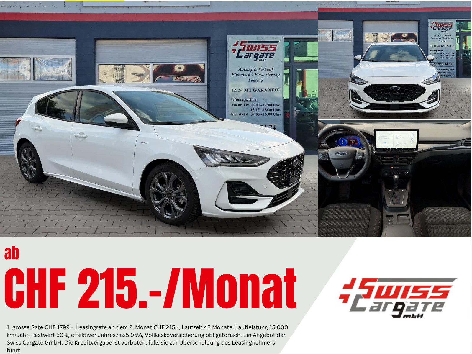 FORD Focus 1.0 MHEV ST-Line X Automat 155PS mit B&O Soundsystem