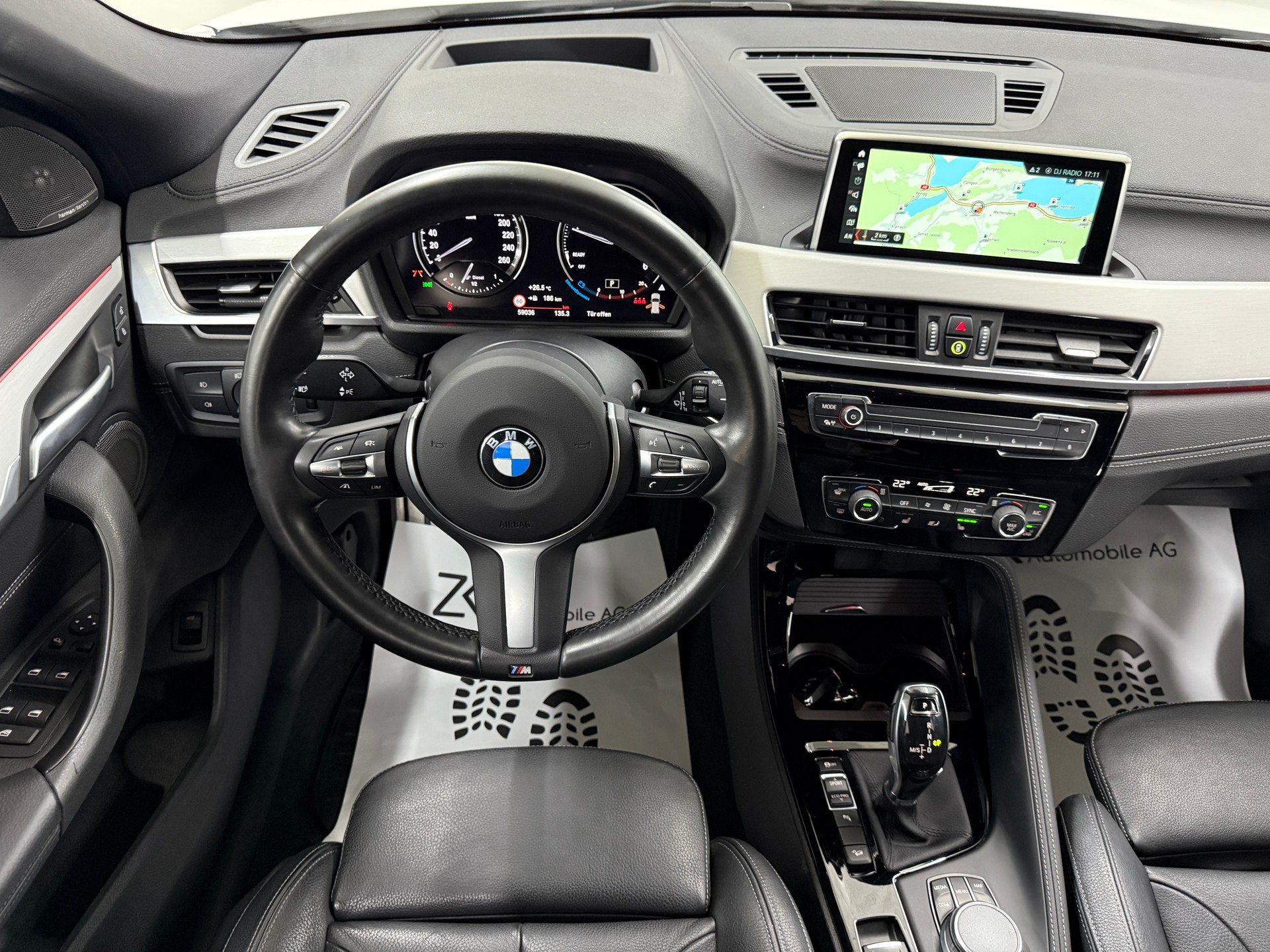 BMW X2 xDrive 20d M Sport 190PS ALPINWEISS Steptronic | Leder | RF-Kamera | H&K Soundsystem | Komfortzugang |-image-10