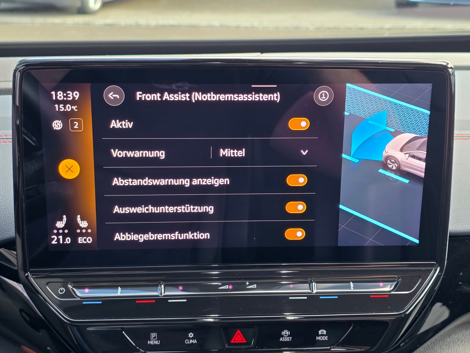 VW ID.5 GTX 77 kWh 4Motion ** BATTERIEZERTIFIKAT - EL.ANHÄNGERKUPPL. -HEAD UP DISPLAY -PANORAMA -ASSIS.PAKET -GARANTIE BIS 07.2029-image-16