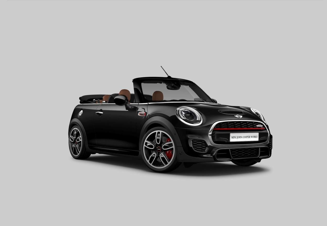 MINI Cooper John Cooper Works Cabriolet Steptronic– Sport-Automatik – Harman/Kardon – HUD – Navi – Leder-image-0