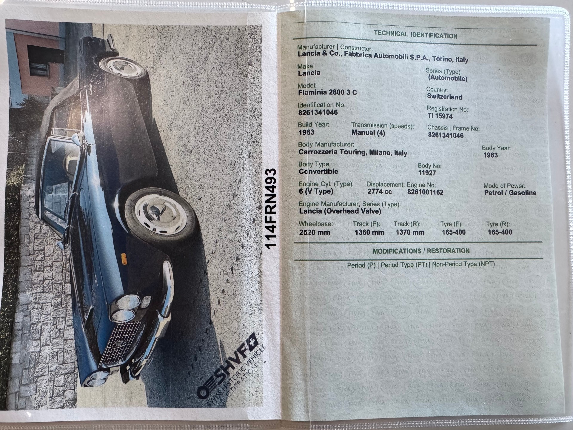 LANCIA touring convertibile 2800 3C superleggera-image-4