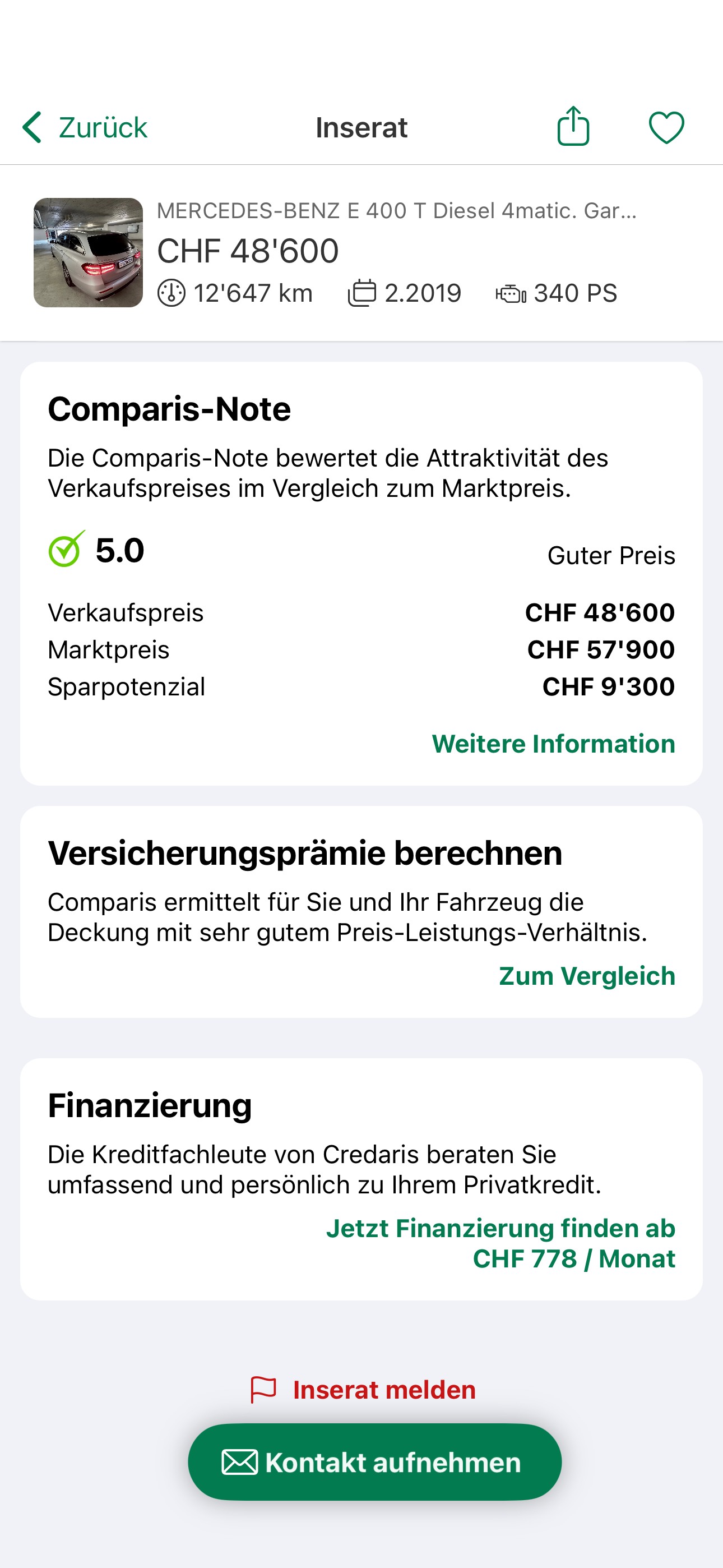 MERCEDES-BENZ E 400 T Diesel 4matic. Garantiert nur 12‘647Km! Neuwagencharakter! 340PS!-image-5