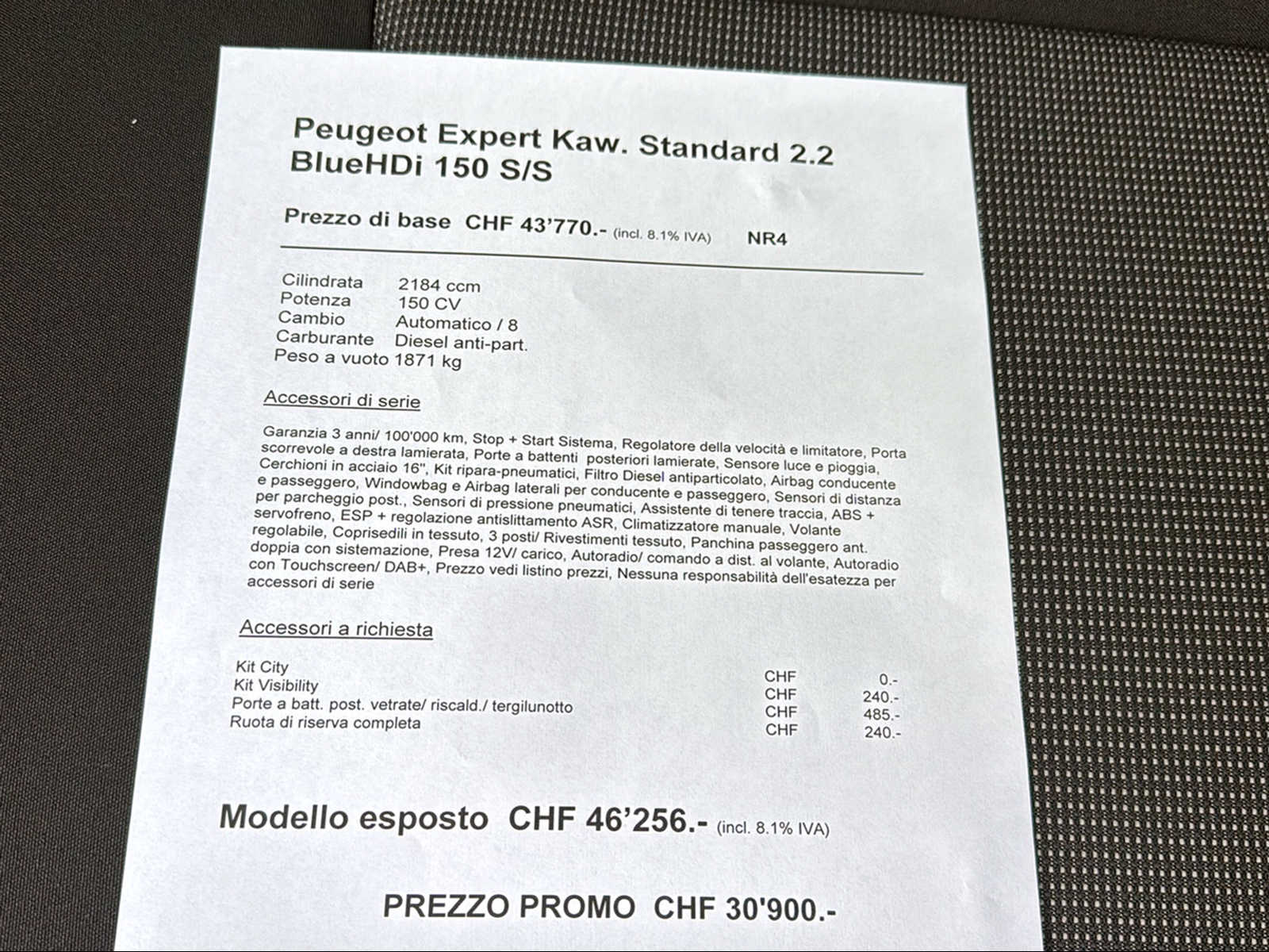 PEUGEOT Expert 2.2 BlueHDi 150 S&S Standard EAT8-image-16