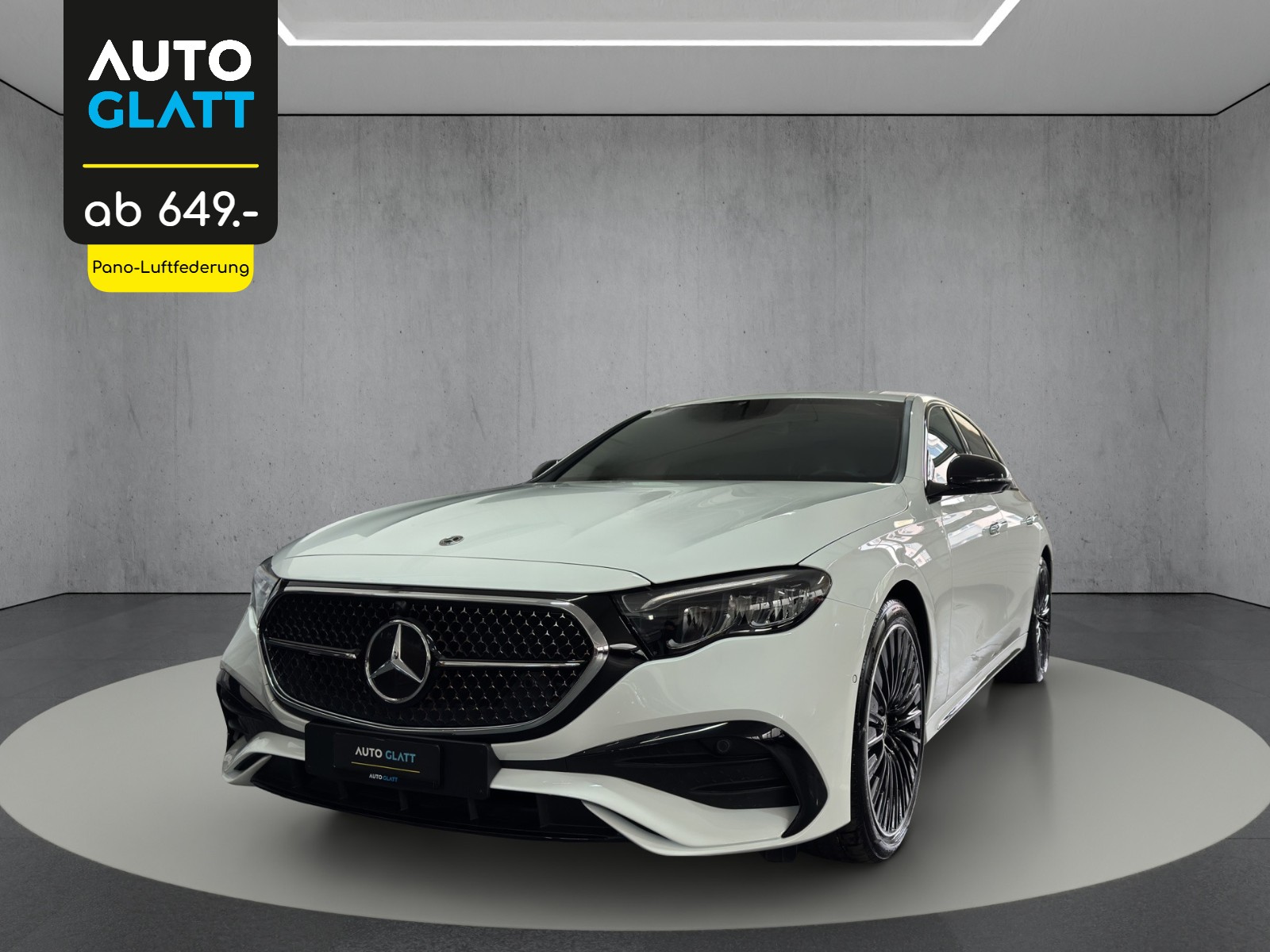 MERCEDES-BENZ E 200 9G-Tronic AMG Line "Night Star-Pano-360°-Luftfederung"-image-0