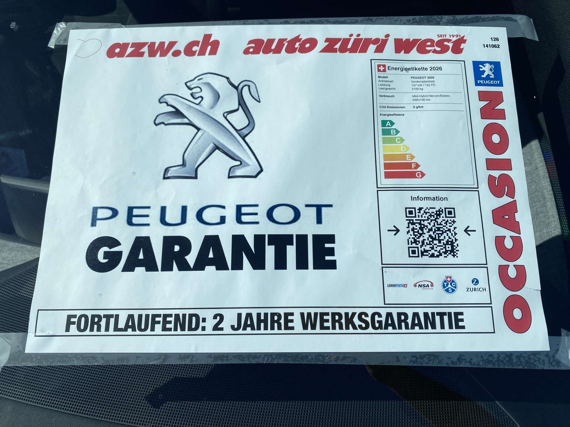PEUGEOT 3008 145 GT Hybrid e-DCS-Automat-image-2
