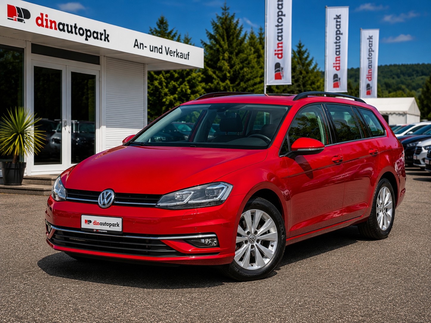 VW Golf Variant 2.0 TDI Comfortline DSG * CH-Fahrzeug * Frisch ab MFK * inkl. 1 Jahr Garantie *-image-0