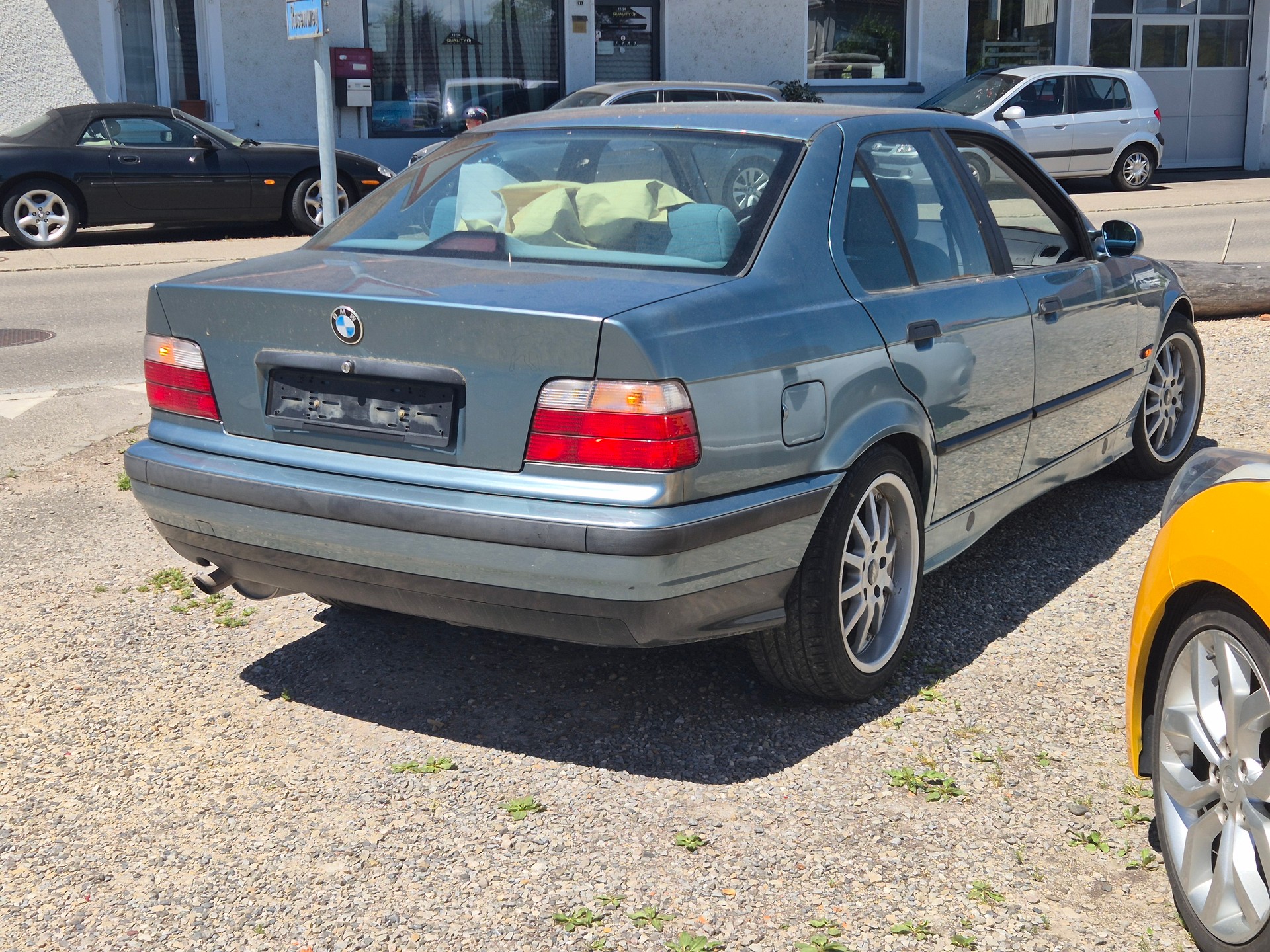 BMW 316 E36 Limousine Schalter Schiebedach moreo grün-image-2