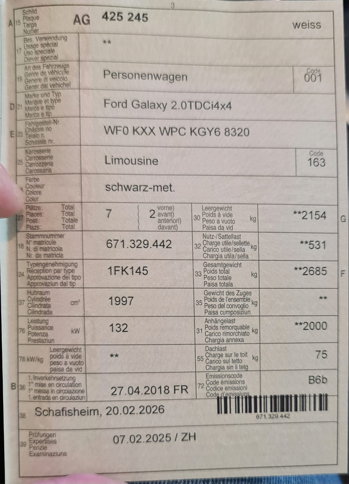 FORD 2.0 TDCi 180 Titanium FPS 4x4 7P-image-5