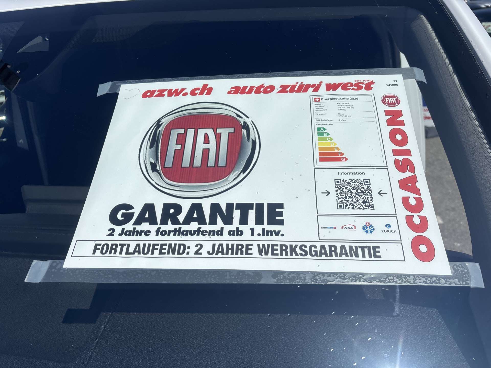FIAT Scudo 2.0 BlueHDi L2 3-Plätzer EAT-Automat-image-3