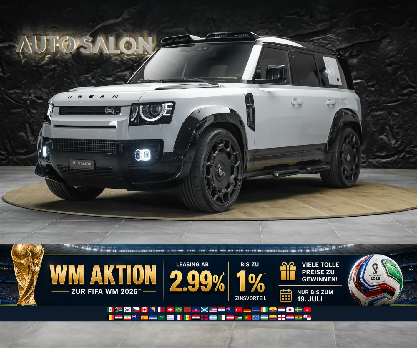 LAND ROVER Defender 110 5.0 V8 SC *URBAN*24" Felgen*AHK*