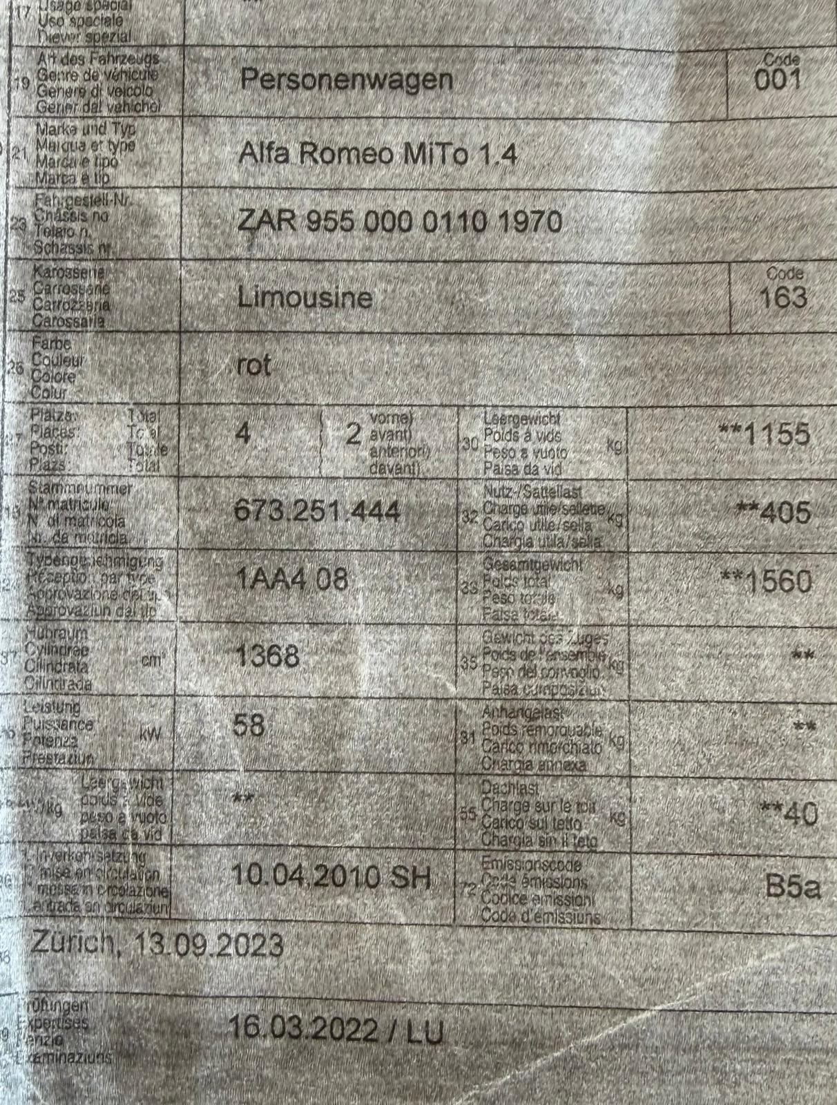 ALFA ROMEO MiTo 1.4 (Junior)-image-13
