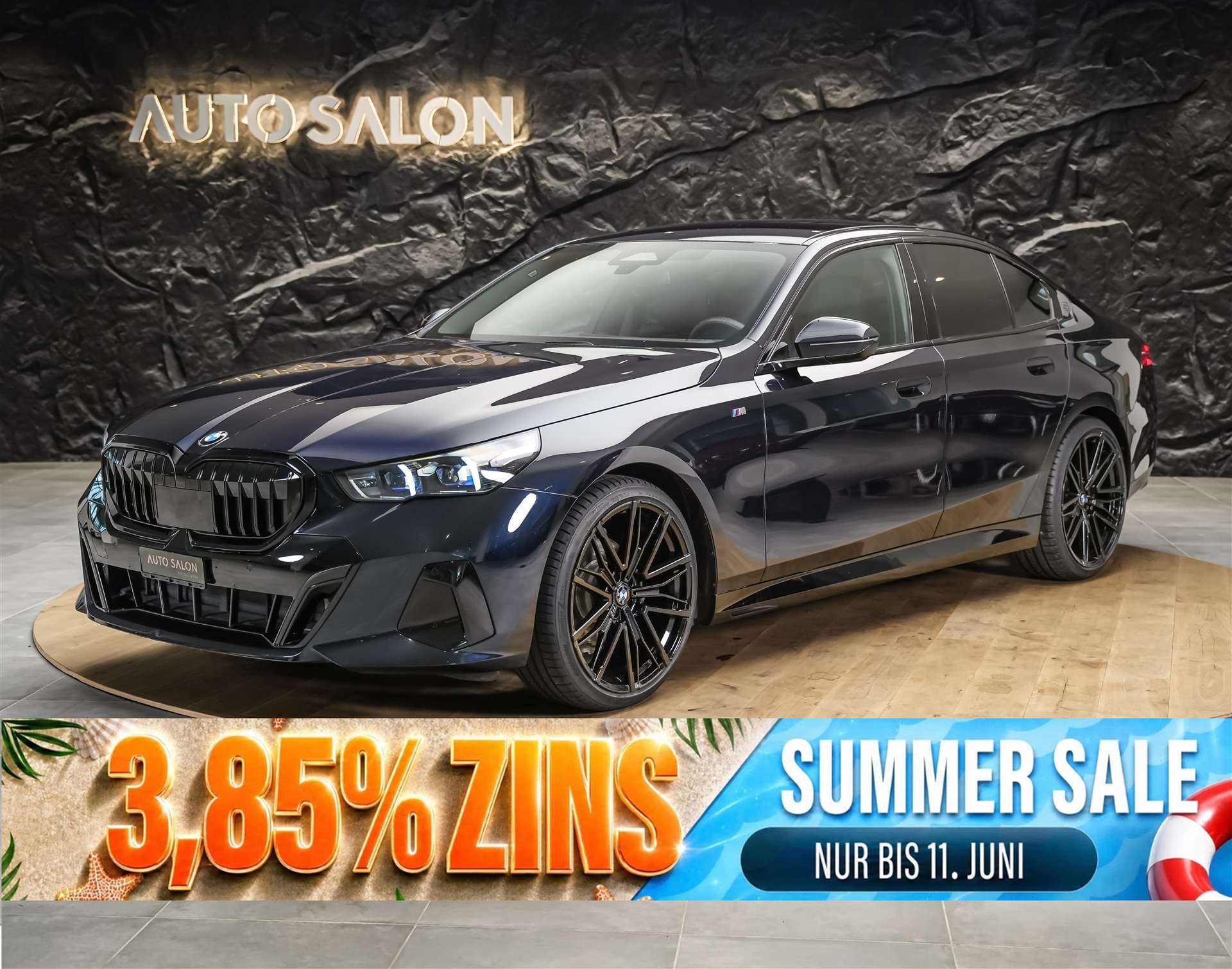 BMW 520i M Sport Steptronic *Werksgarantie*El. Sitze mit Memory*Abstandsregler*Sitzheizung*-image-0