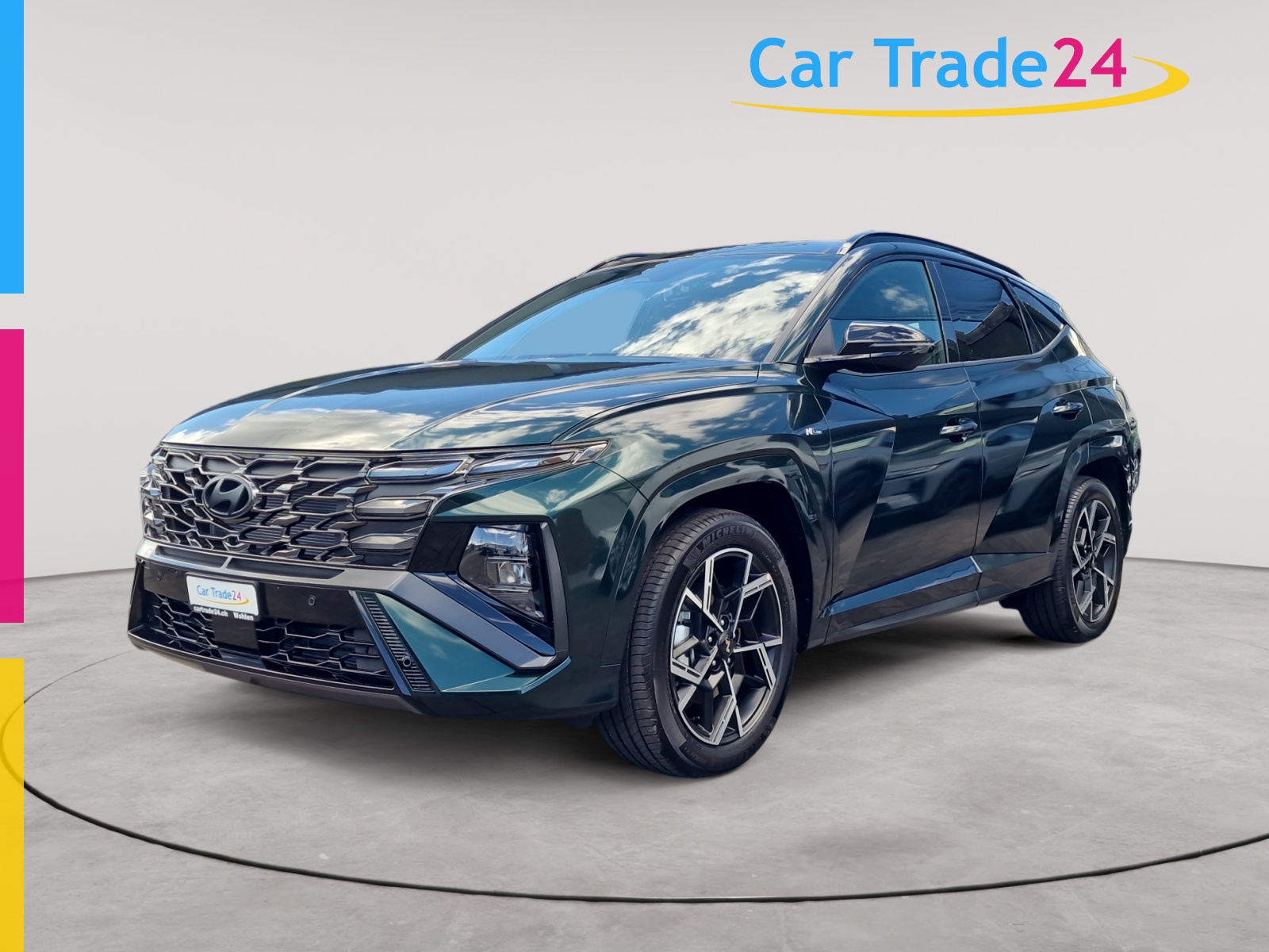 HYUNDAI Tucson 1.6 T-GDI N-Line 4x4 180PS Dark Green Edition-image-3
