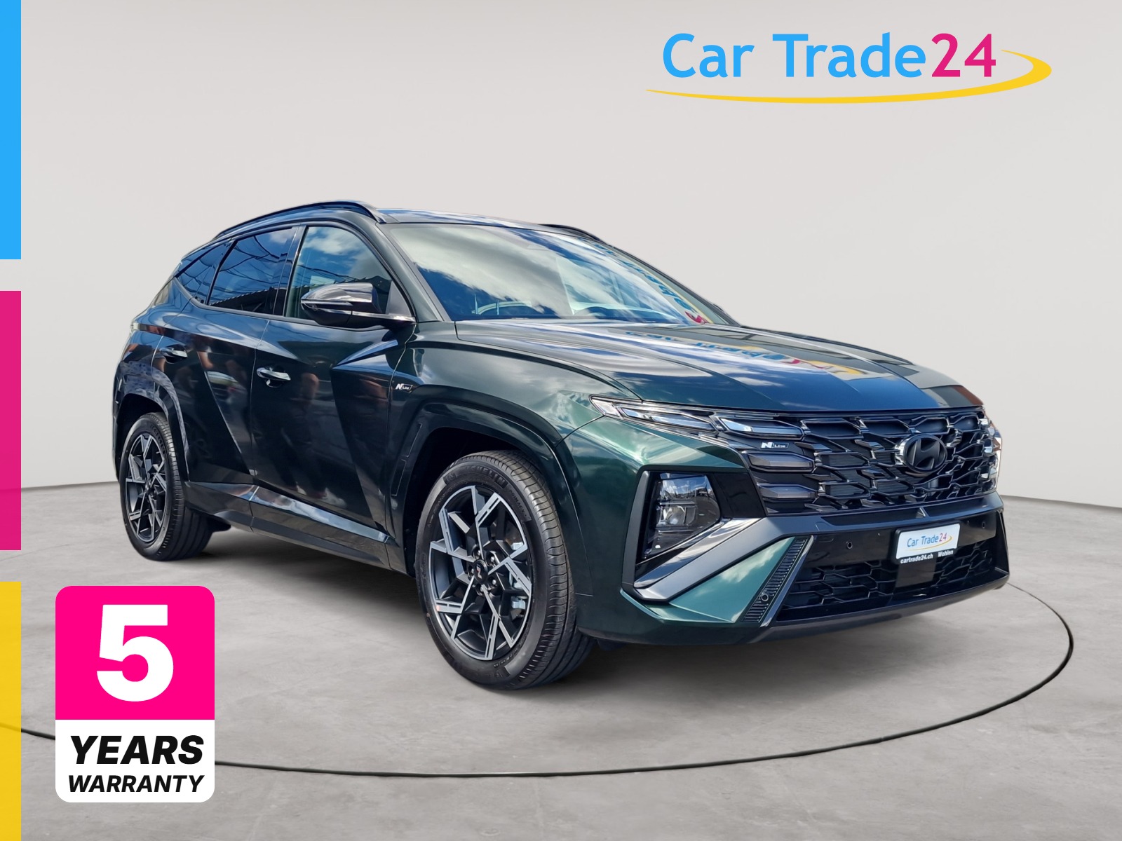 HYUNDAI Tucson 1.6 T-GDI N-Line 4x4 180PS Dark Green Edition-image-0