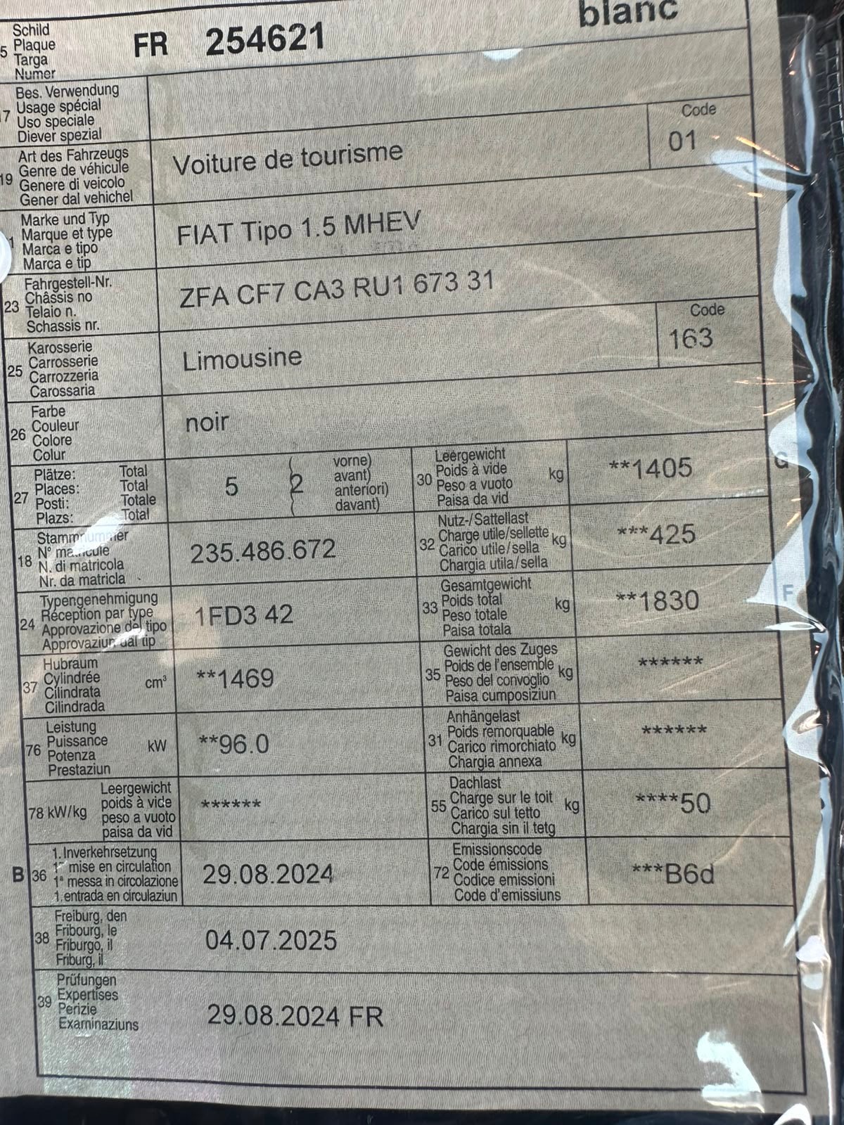 FIAT Tipo Hybrid 1.5 Swiss Edition-image-11