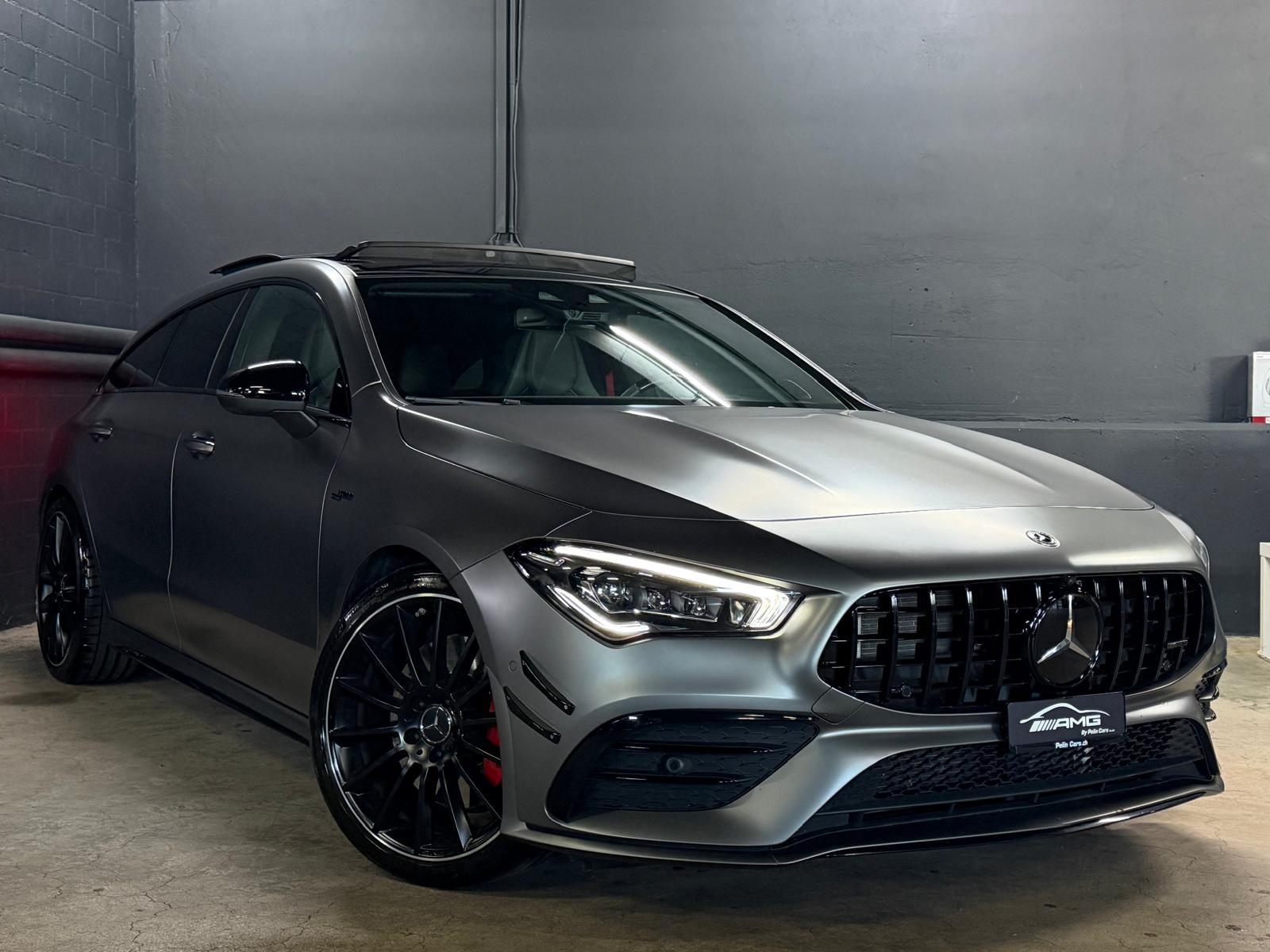 MERCEDES-BENZ CLA 35 AMG Limited Magno Matt Grey Performance 4Matic 7G-DCT CH-Fahrzeug Gratisservice&Garantie-image-4