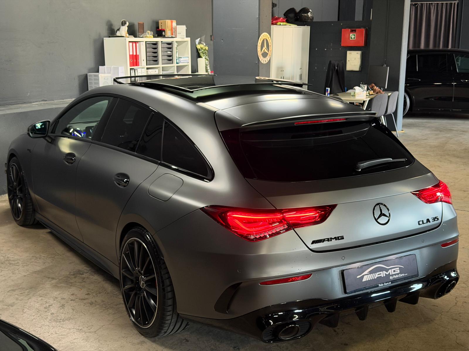 MERCEDES-BENZ CLA 35 AMG Limited Magno Matt Grey Performance 4Matic 7G-DCT CH-Fahrzeug Gratisservice&Garantie-image-7