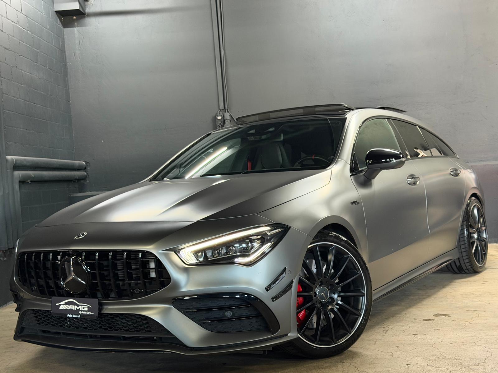 MERCEDES-BENZ CLA 35 AMG Limited Magno Matt Grey Performance 4Matic 7G-DCT CH-Fahrzeug Gratisservice&Garantie-image-0