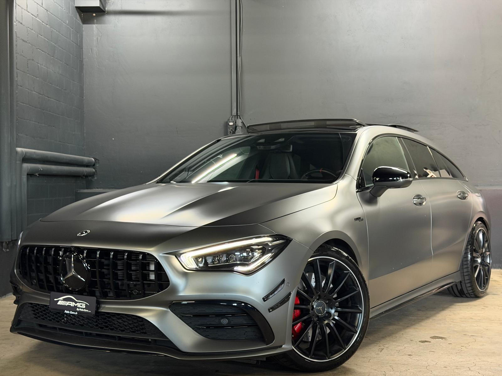 MERCEDES-BENZ CLA 35 AMG Limited Magno Matt Grey Performance 4Matic 7G-DCT CH-Fahrzeug Gratisservice&Garantie-image-1