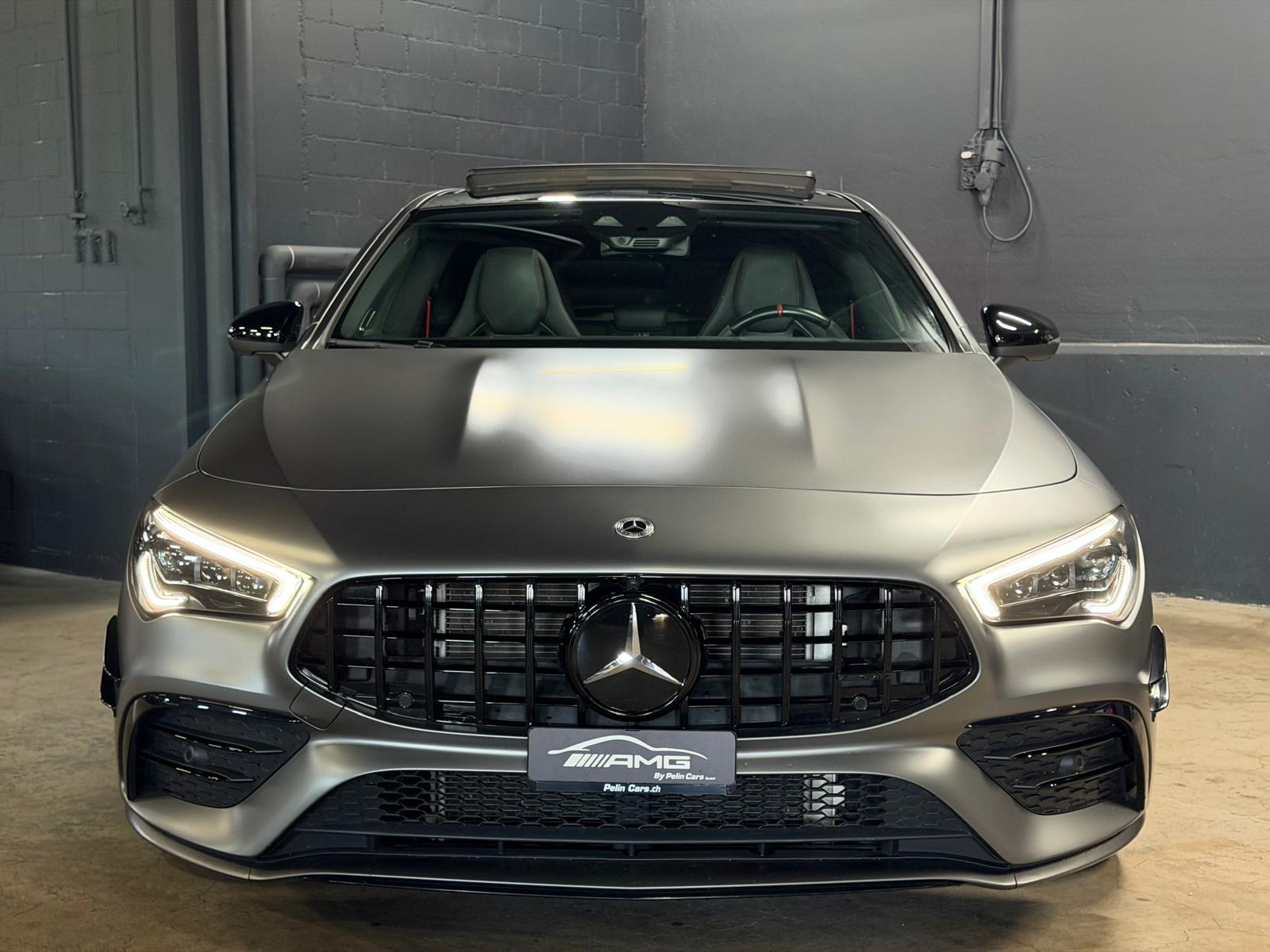 MERCEDES-BENZ CLA 35 AMG Limited Magno Matt Grey Performance 4Matic 7G-DCT CH-Fahrzeug Gratisservice&Garantie-image-2