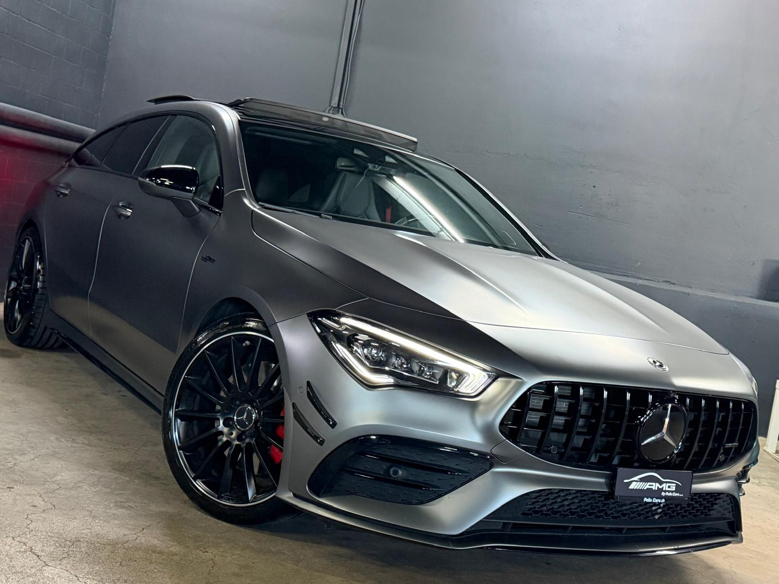 MERCEDES-BENZ CLA 35 AMG Limited Magno Matt Grey Performance 4Matic 7G-DCT CH-Fahrzeug Gratisservice&Garantie-image-3