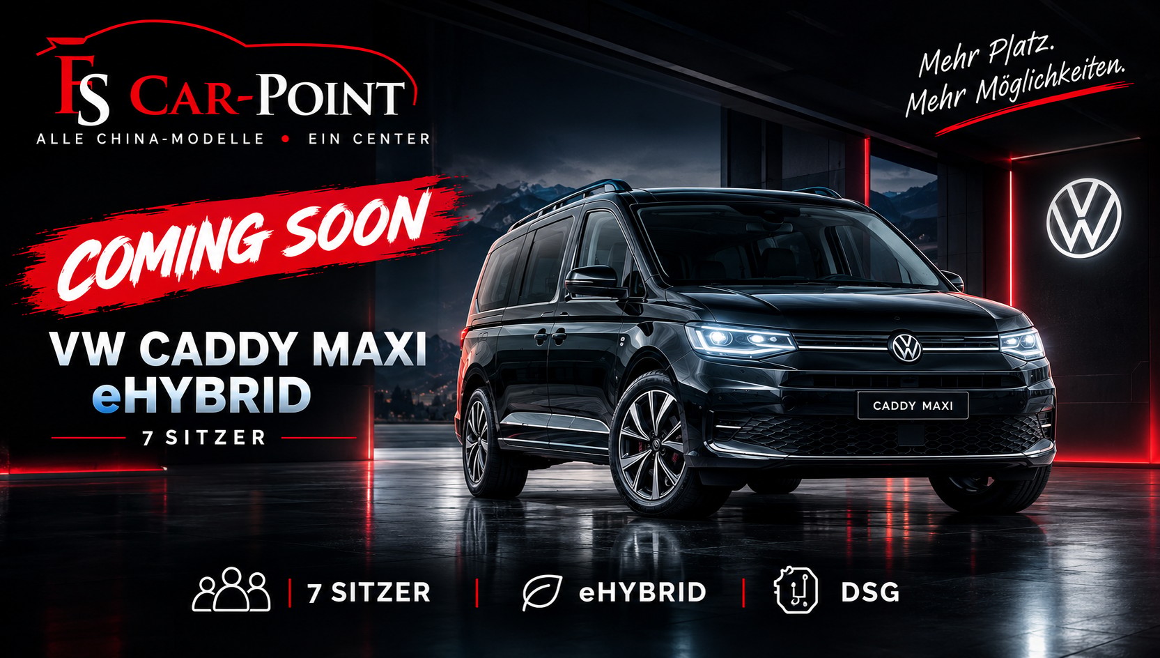 VW Caddy Maxi 1.5 TSI Plug in Hybrid Style DSG-image-0