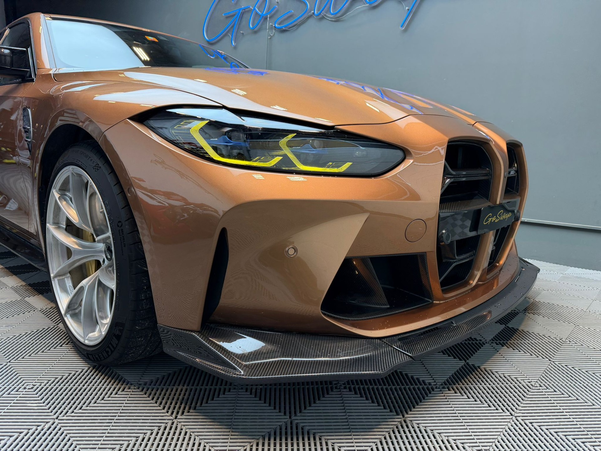 BMW M3 G80 * Boite Manuelle * Zanzibar Individual Color * Apex Wheels-image-2