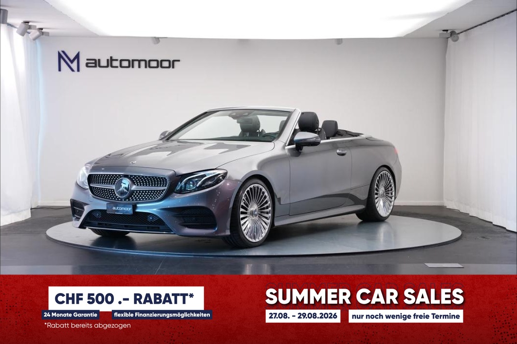 MERCEDES-BENZ E 400 Cabriolet AMG Line 4 Matic 9G-Tronic *20" Aversus* *Burmester*