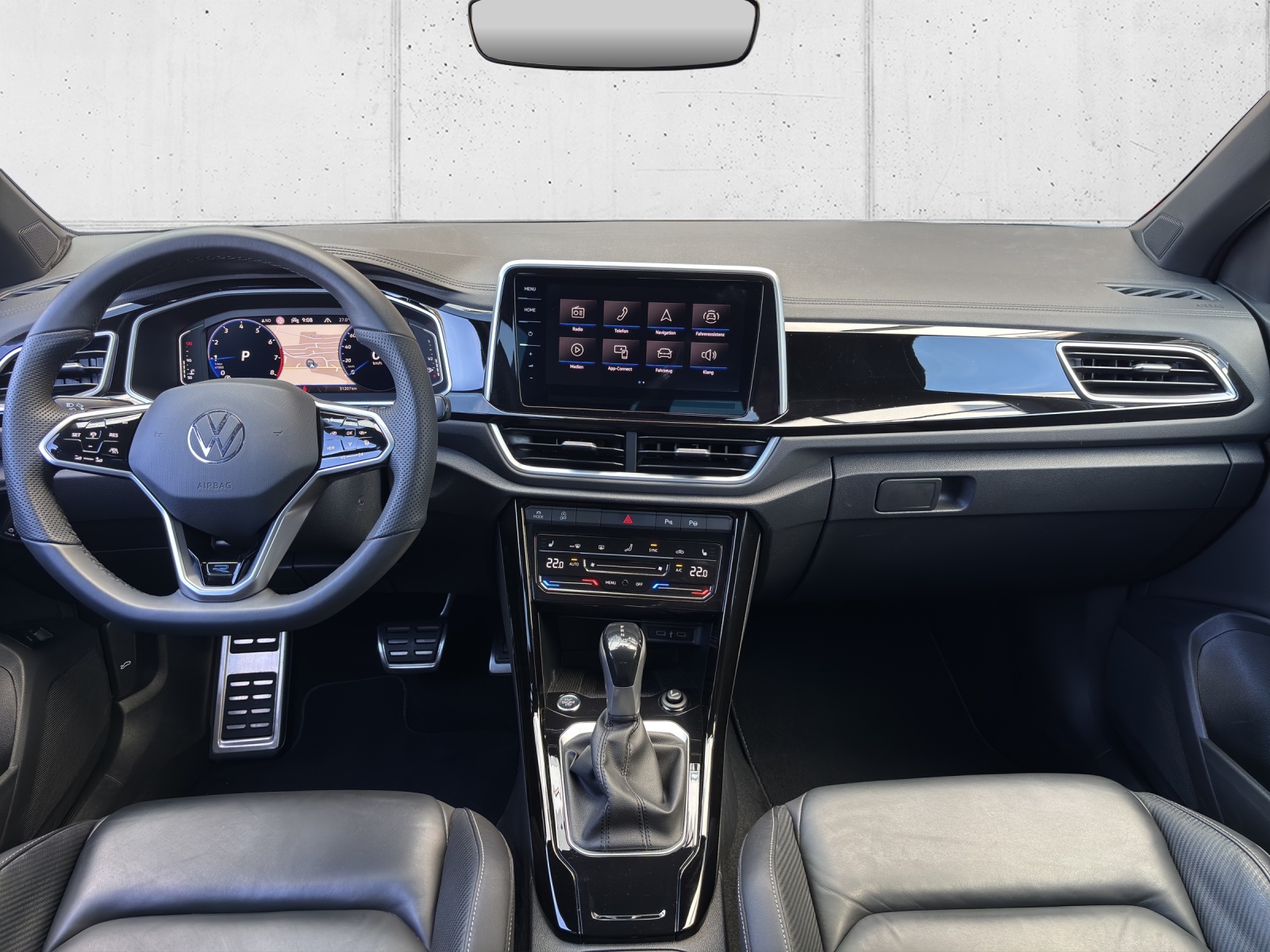 VW T-Roc 1.5 TSI EVO R-Line DSG mit AHK, Leder mit Memory & Winterräder-image-12