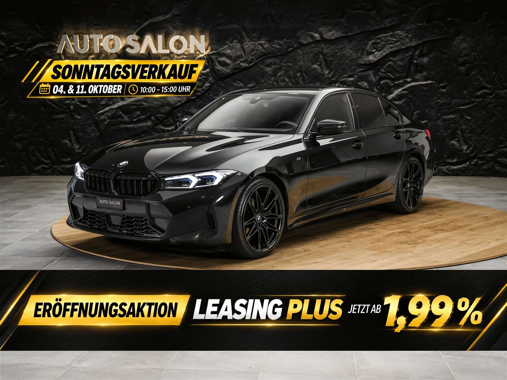 BMW 320d xDrive Steptronic M Sport Pro *ALL BLACK*Facelift*Werksgarantie*20" Felgen*Head-Up*-image-0