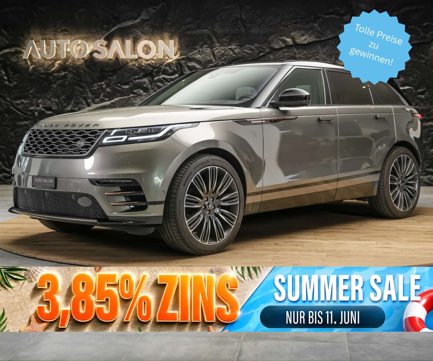 LAND ROVER Range Rover Velar 3.0 V6 R-Dynamic HSE *First Edition*Massage*Panorama*360°Kamera*Sitzbelüftung*