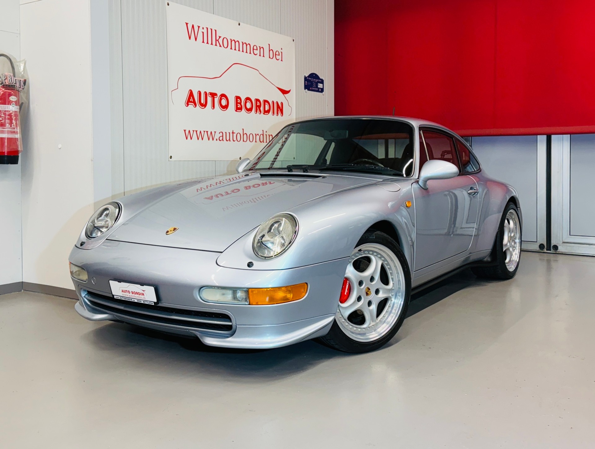 PORSCHE 911 Carrera 2 993 RS Look „Polarsilber metallic“