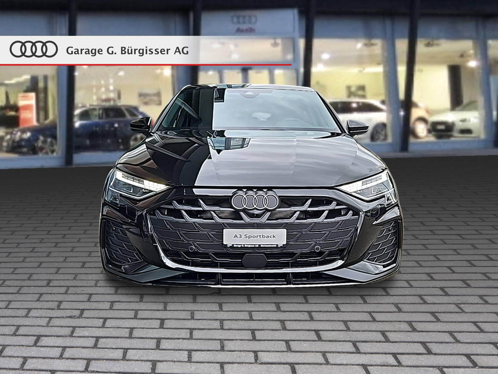 AUDI A3 Sportback TFSI 110 kW S line Attraction S tronic Mythosschwarz Metallic-image-1
