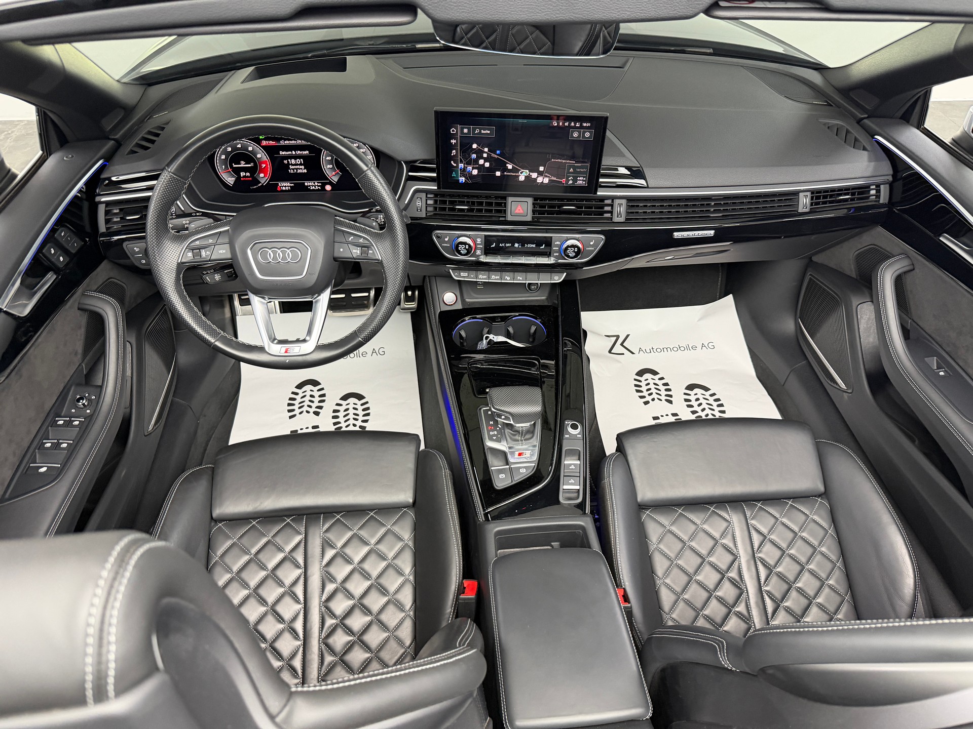 AUDI S5 Cabriolet 3.0 TFSI Mythos Black Metallicquattro 354PS tiptronic / 360° Kamera / Head-Up-Display / B&O Sound / S-Sportsitze /-image-10