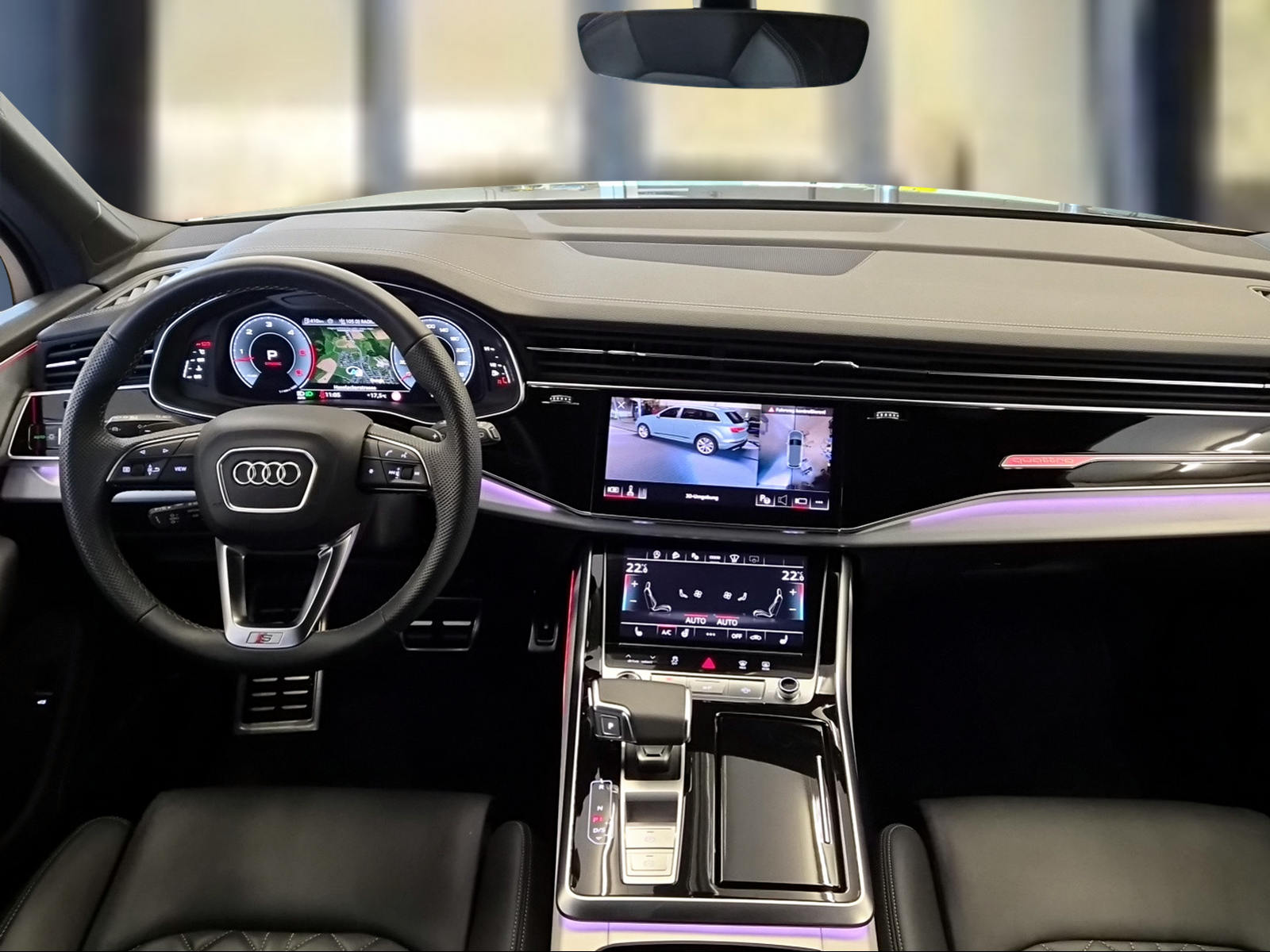AUDI Q7 50 TDI quattro S Line tiptronic Daytonagrau Perleffekt-image-6