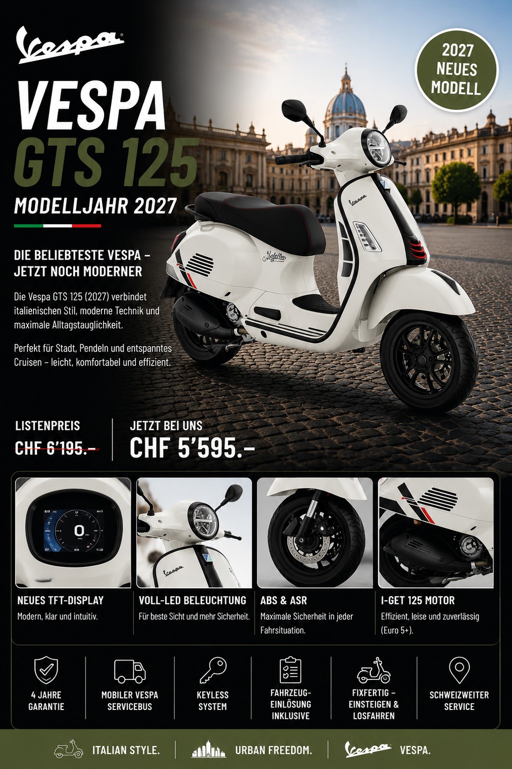 PIAGGIO Vespa GTS 125 Super Sport Euro 5+ 2027