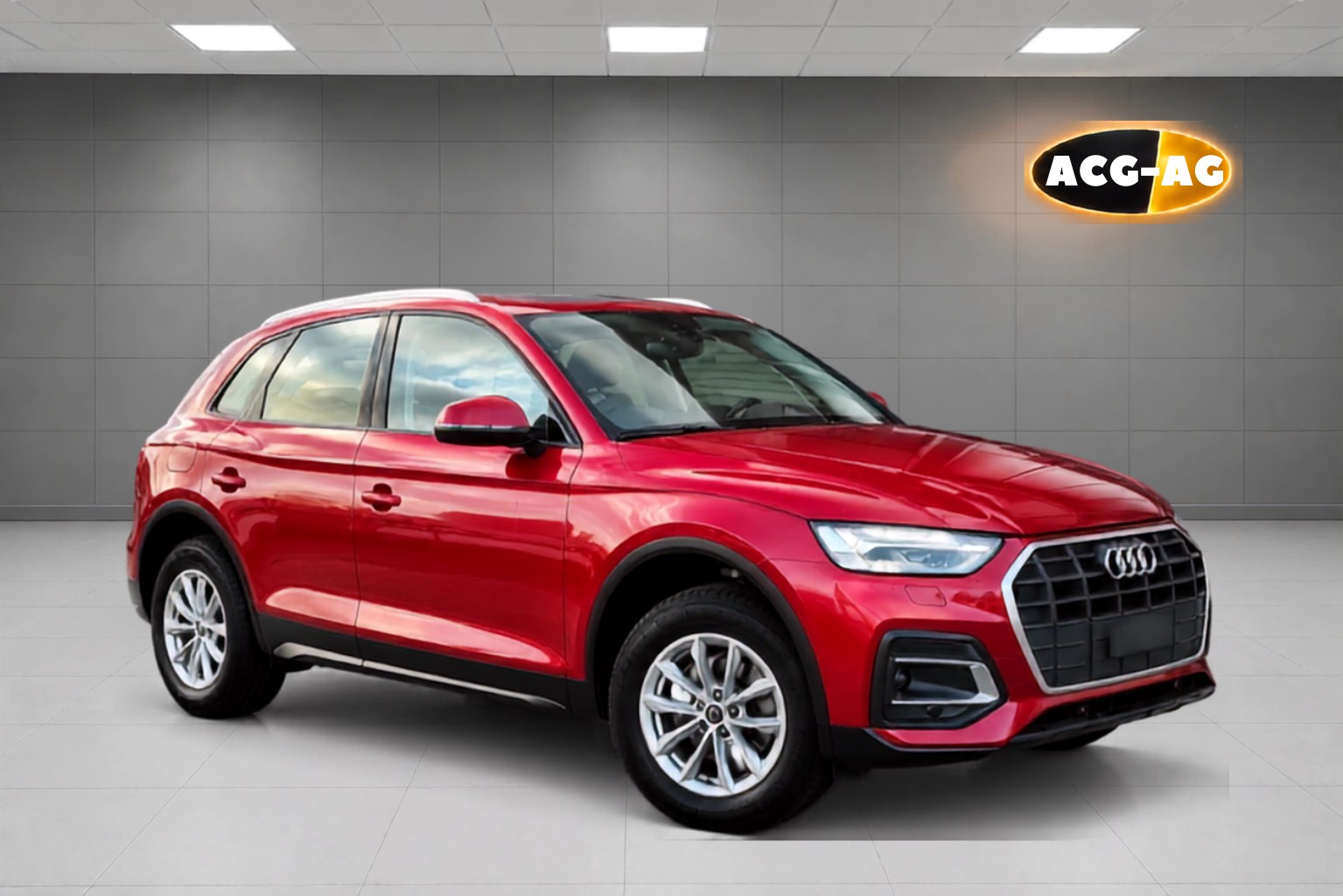 AUDI Q5 40 TDI quattro S-tronic ** Voll-Leder ** GR-Navi ** Totwinkel-Assistent ** Panorama-Glasdach ** Head UP Display ** Ab MFK **-image-0