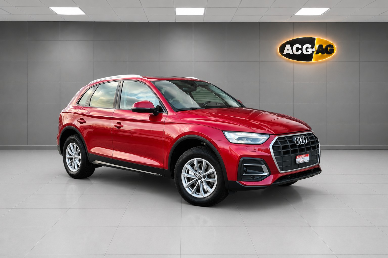 AUDI Q5 40 TDI quattro S-tronic ** Voll-Leder ** GR-Navi ** Totwinkel-Assistent ** Panorama-Glasdach ** Head UP Display ** Ab MFK **-image-0
