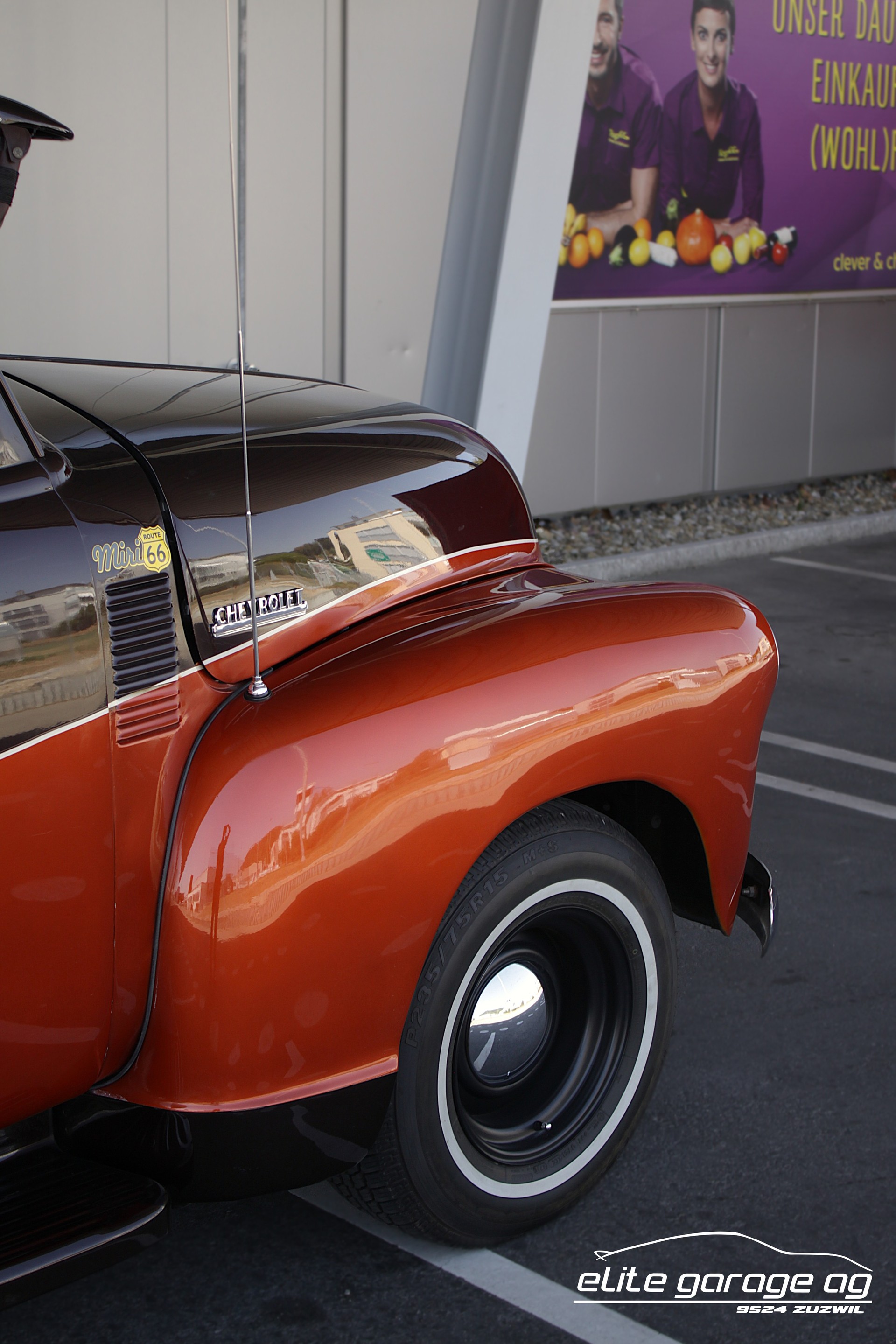 CHEVROLET Pick Up 3100 + Harley Davidson Flathead WL50 (VETERANENGEPRÜFT)-image-9